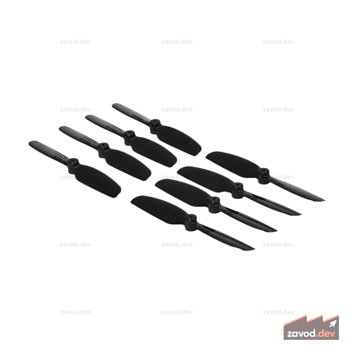 Эрзац-Пропеллер 55-35 (4CCW+4CW) Schwarz für Crazyflie 2.1 Бесщеточный
