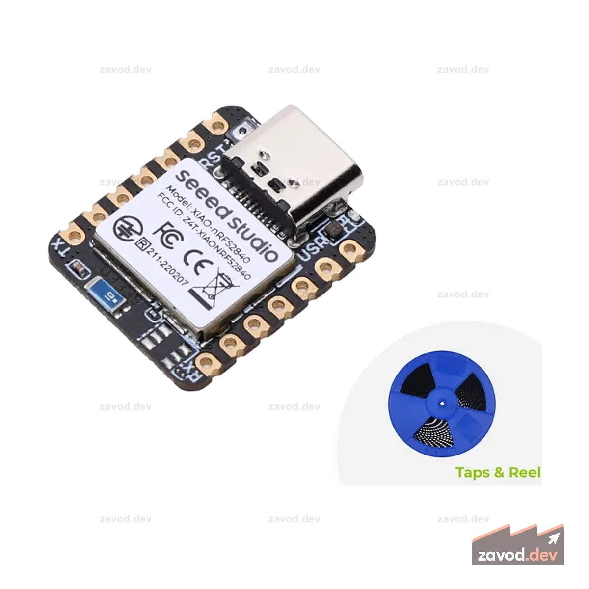 Seeed Studio XIAO nRF52840(Лента и катушка)