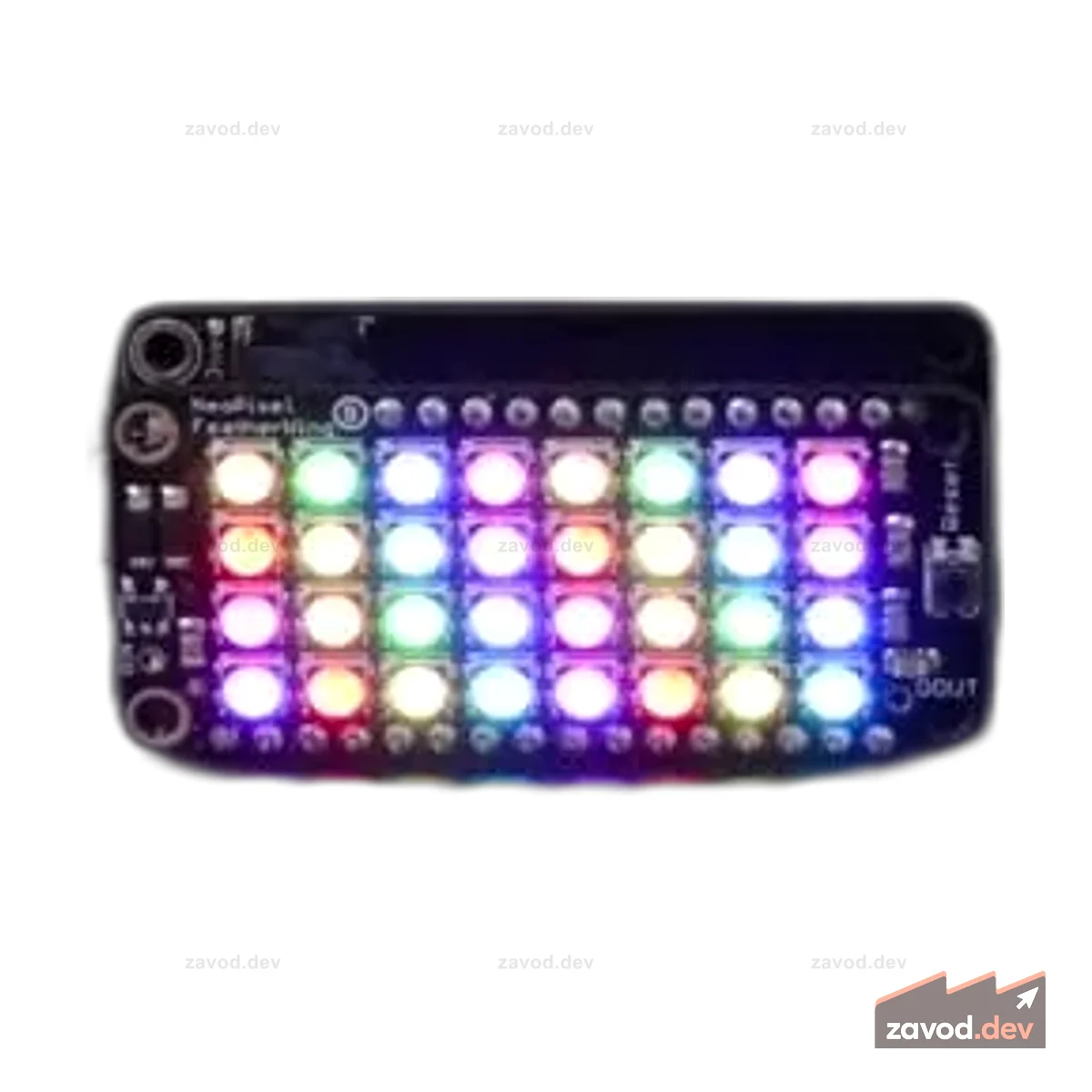 NeoPixel FeatherWing - надстройка RGB-светодиода 4x8 для всех перьевых досок
