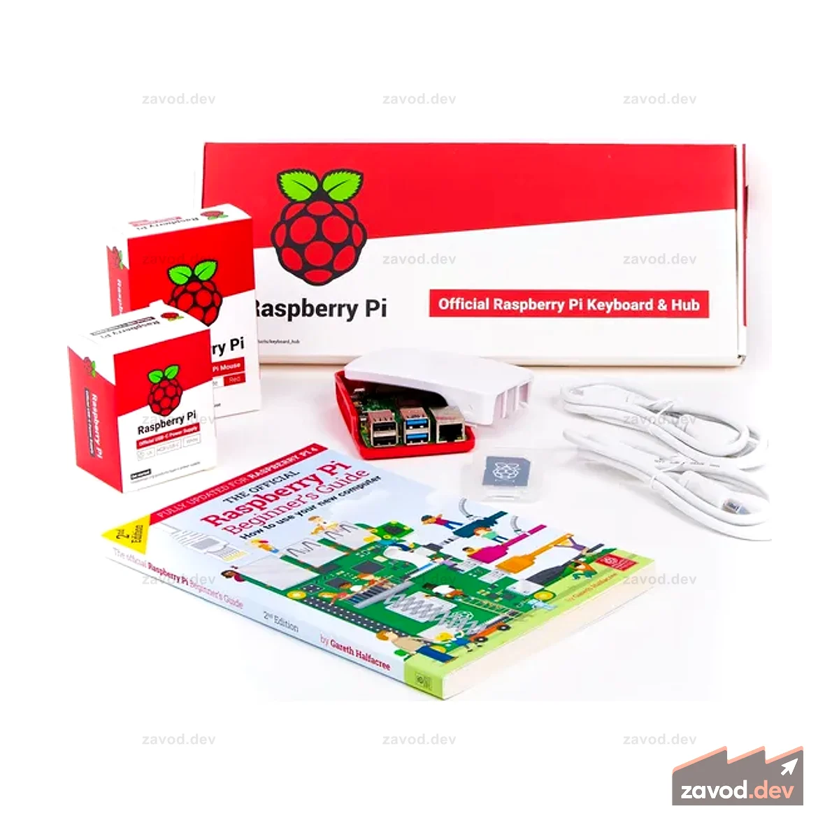 Настольный комплект Raspberry Pi 4 с Pi 4 4 ГБ