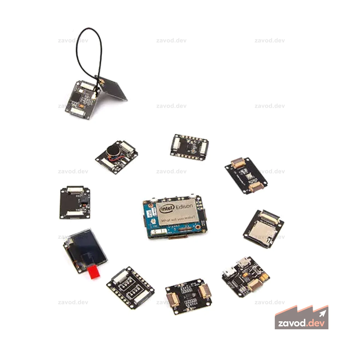 Носимый комплект Xadow для Intel® Edison