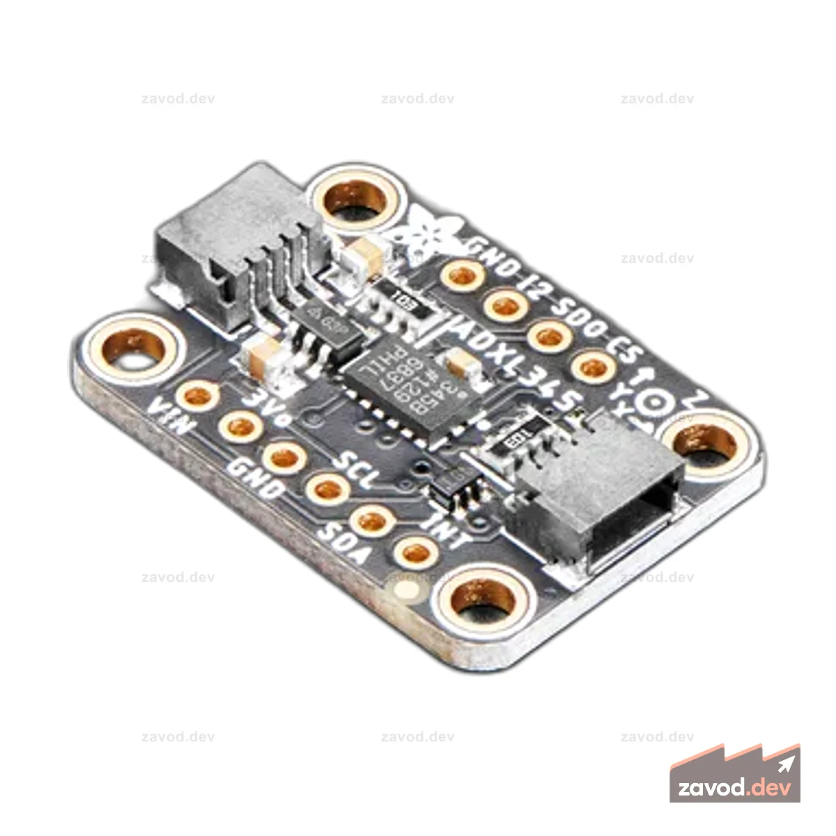 ADXL345 - Трехосевой акселерометр (+-2g/4g/8g/16g) с I2C/SPI