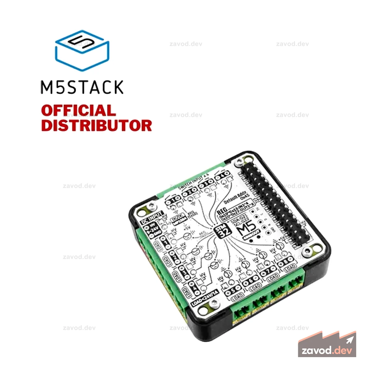 Многоканальный модуль привода постоянного тока M5Stack 4IN8OUT (STM32F030)