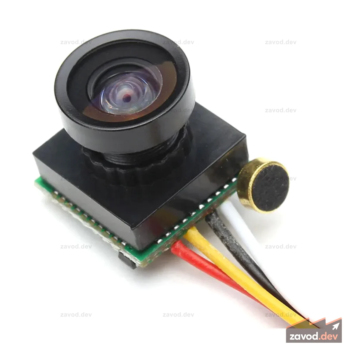 170-градусная мини-камера FPV AV-дрона 600TVL со звуком для мини-дрона 200/250/300