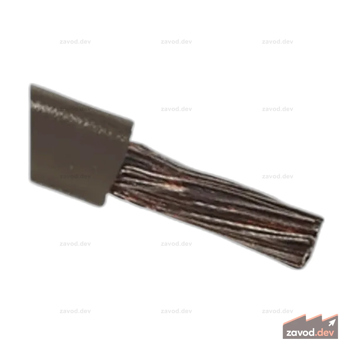 RS PRO Серый кабель 4 мм² тройного номинала, 12 AWG, 52/0,3 мм, 100 м, изоляция ПВХ