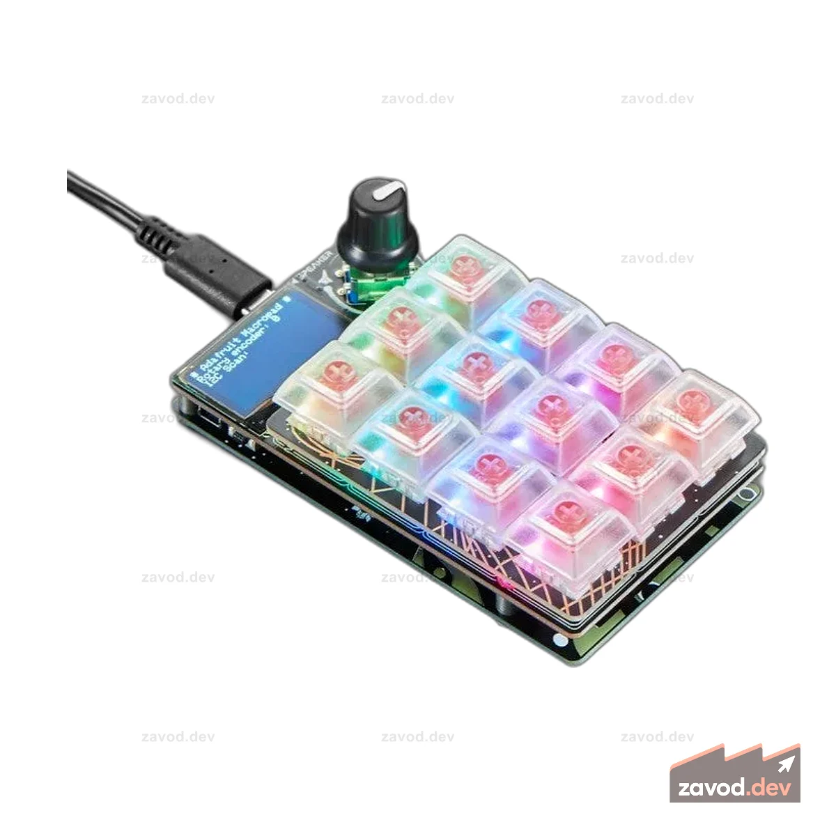 Adafruit MacroPad RP2040 - 3x4 + + OLED