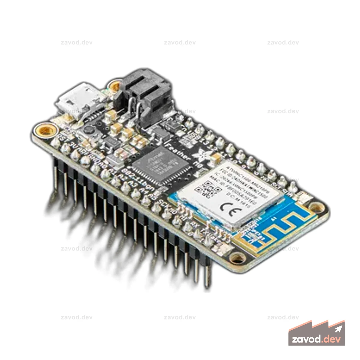 Сборка Adafruit Feather M0 WiFi - ATSAMD21 + ATWINC1500