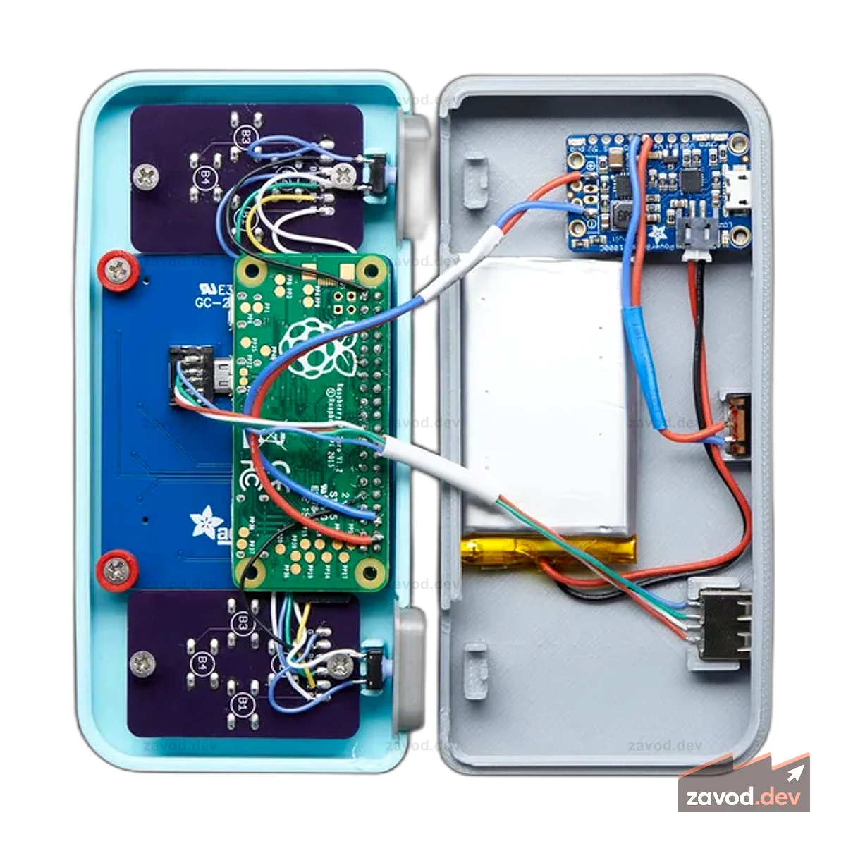 Pi GRRL Zero - не включает Pi Zero. КОРПУС НЕ ВХОДИТ В КОМПЛЕКТ.