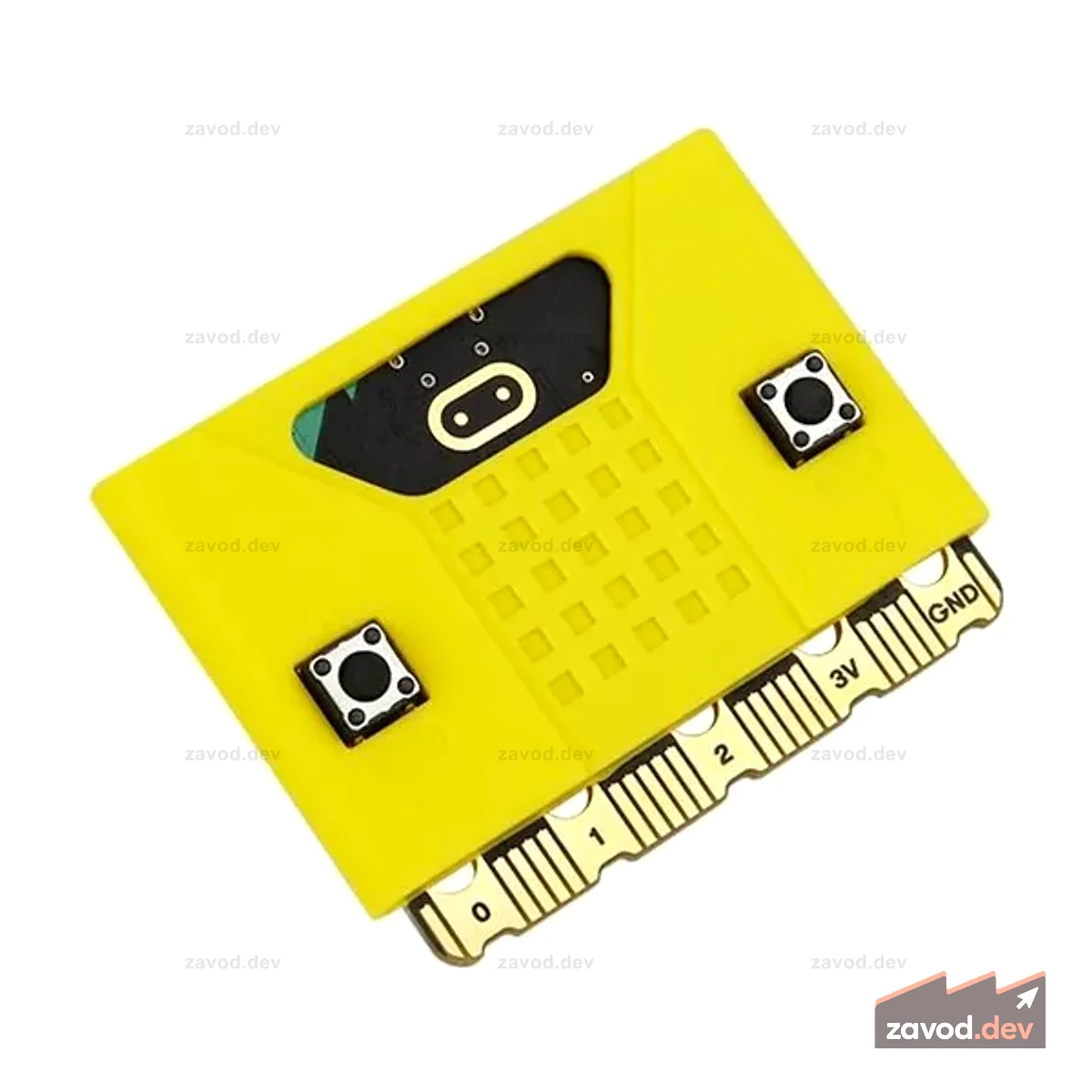 Силиконовый чехол Micro:bit, совместимый с платой V1.5/V2 - желтый