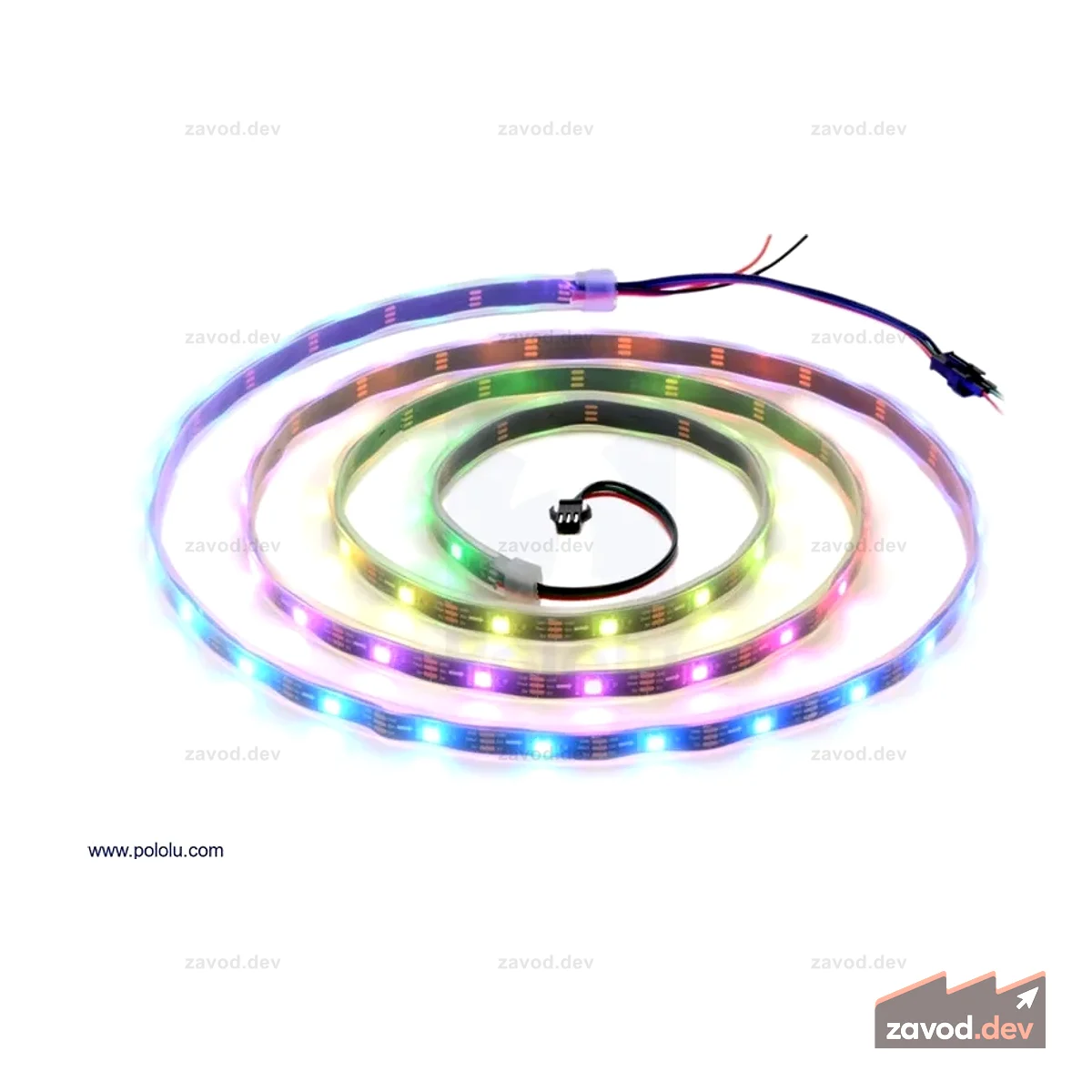 Адресная RGB 60-светодиодная лента, 5В, 2м (SK6812)