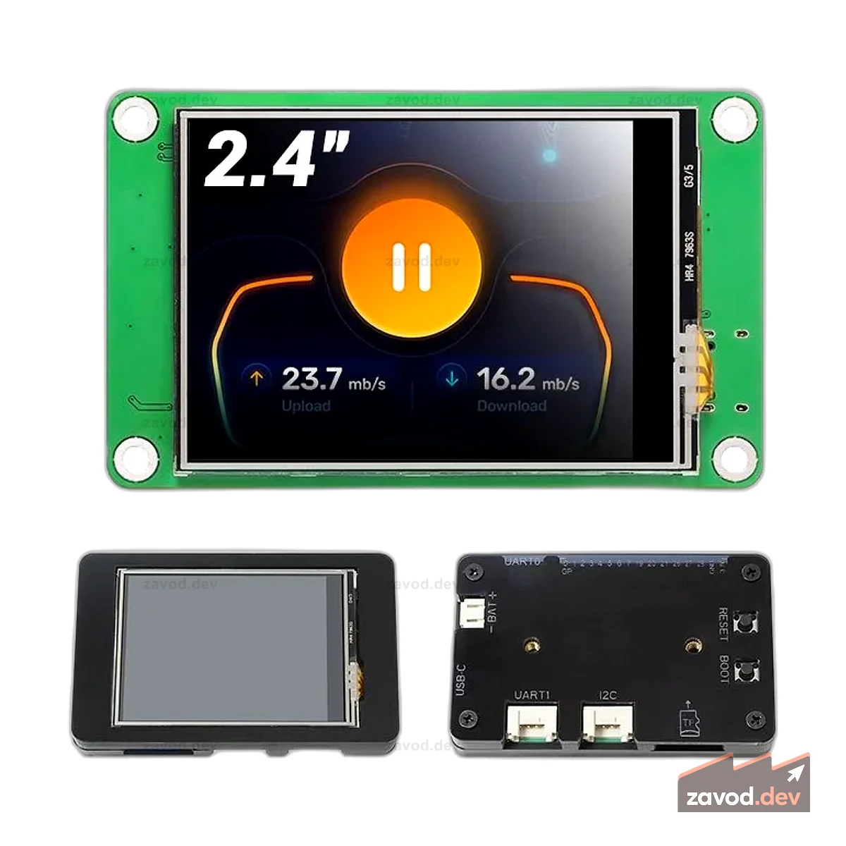 CrowPanel Pico Display-2,4-дюймовый сенсорный TFT ЖК-экран 320*240 с поддержкой RP2040 LVGL/C/C++/MicroPython