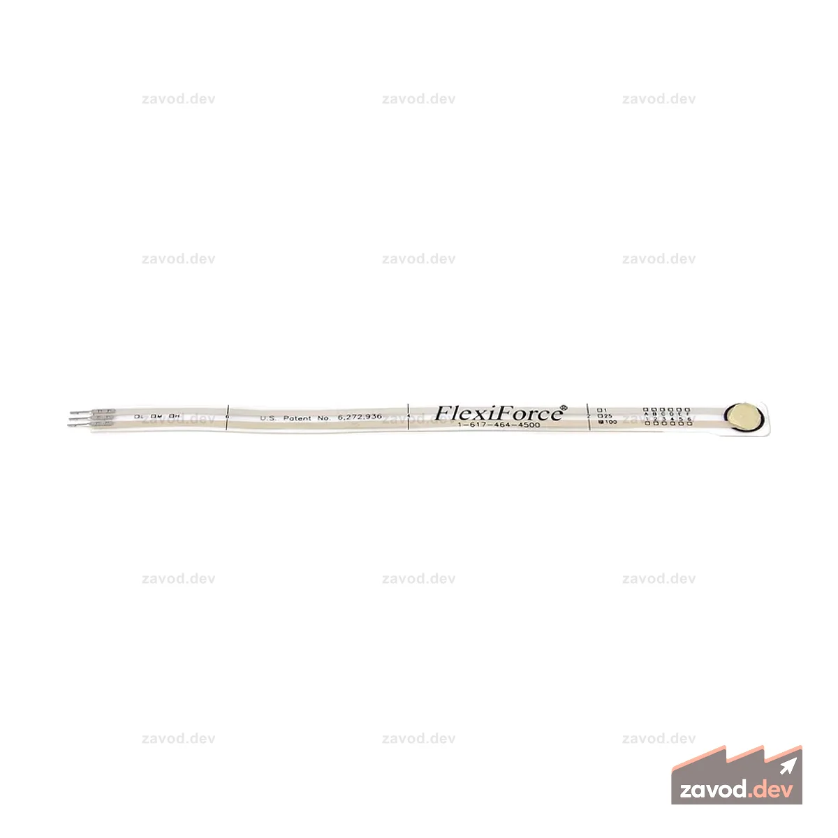 8 дюймов FlexiForce 0–100 фунтов. Резистивный датчик силы