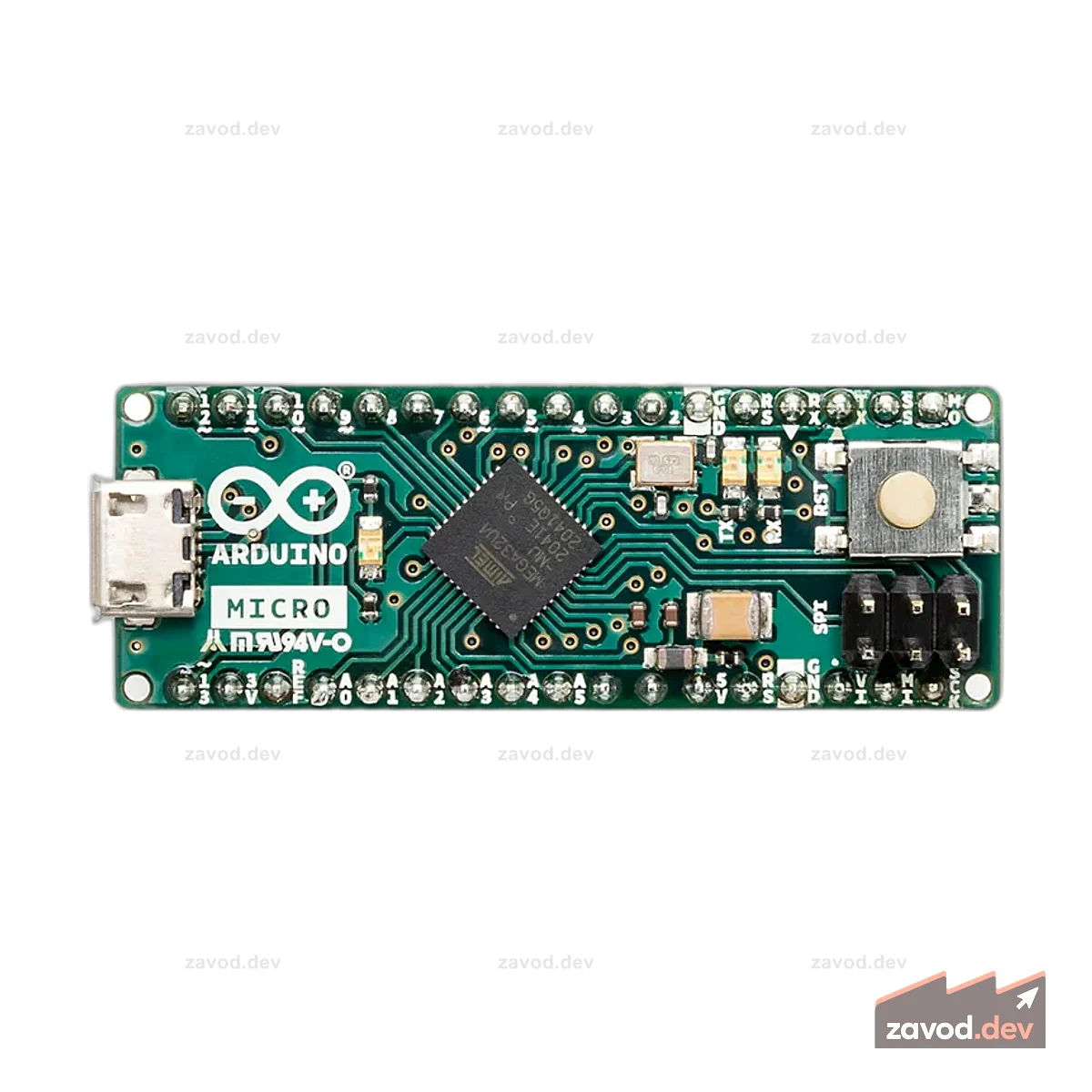 Arduino Micro с разъемами A000053