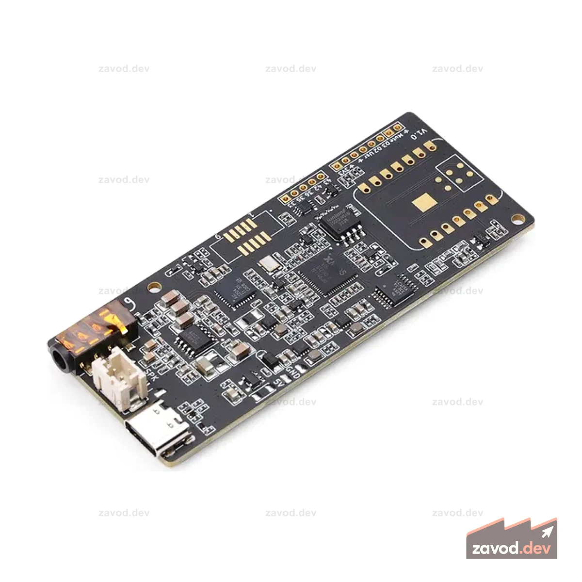 Голосовой комплект reSpeaker Lite с 2 микрофонами, совместимый с ESPHome
