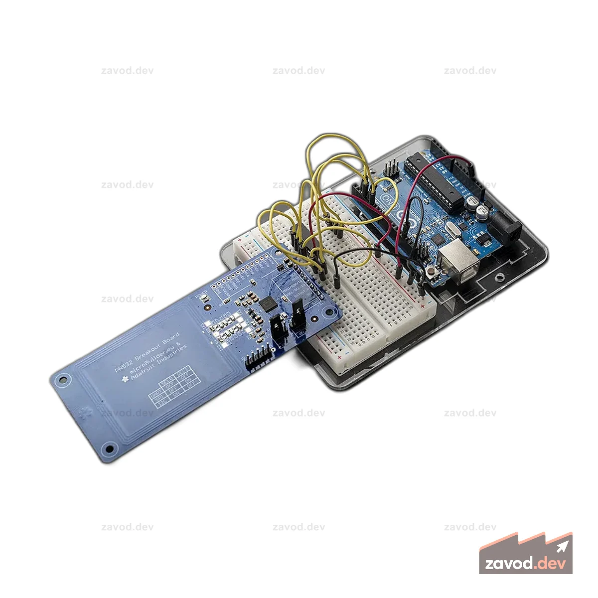Коммутационная плата контроллера NFC/RFID Adafruit PN532 для Arduino + дополнительные аксессуары