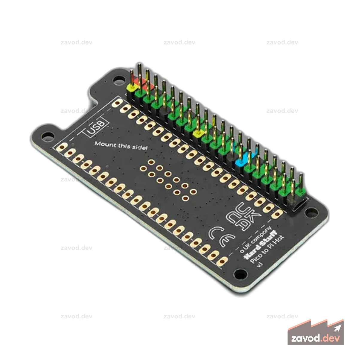 Конвертер Pico в Pi HAT X