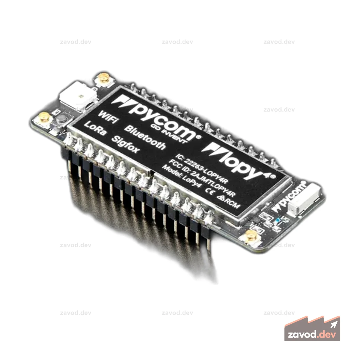 Pycom LoPy4 — Wi-Fi, BLE, LoRa и Sigfox