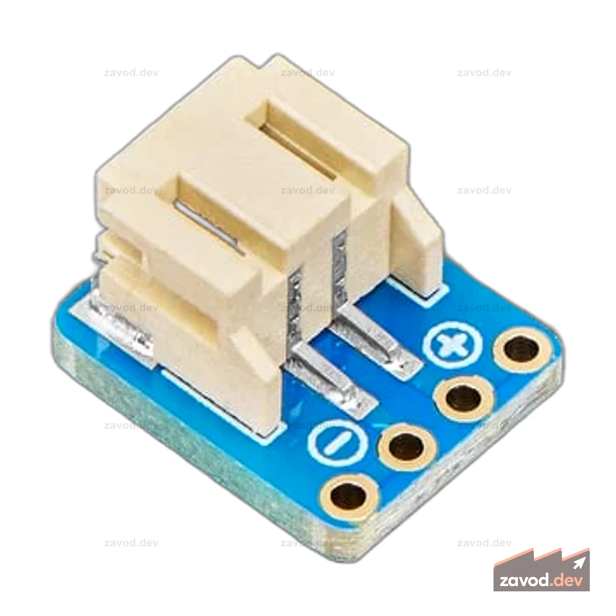 JST-PH 2-контактная угловая коммутационная плата SMT