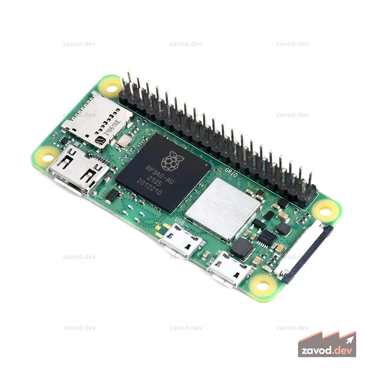 Raspberry Pi Zero 2 Вт с разъемами