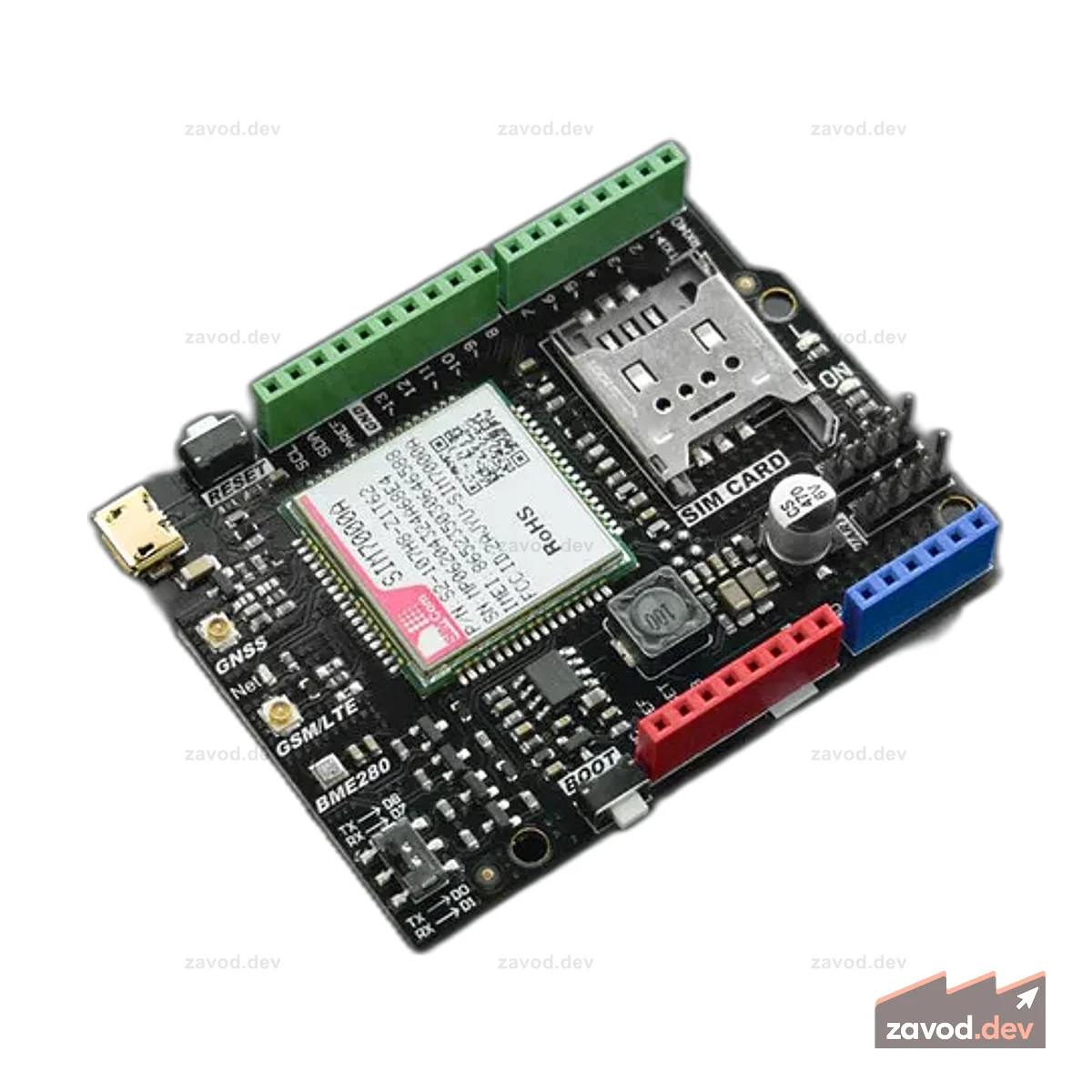 SIM7000A Плата расширения Arduino NB-IoT/LTE/GNSS/GPRS/GPS (Америка)
USB GPS-приемник
