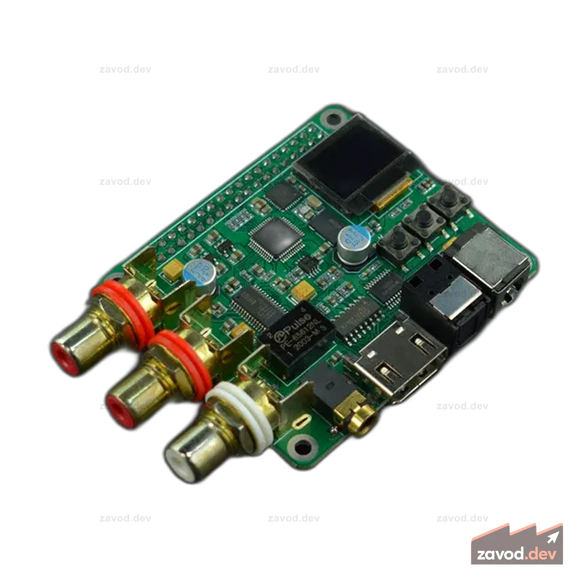 Плата аудиодекодера ЦАП для Raspberry Pi 3B+/4B