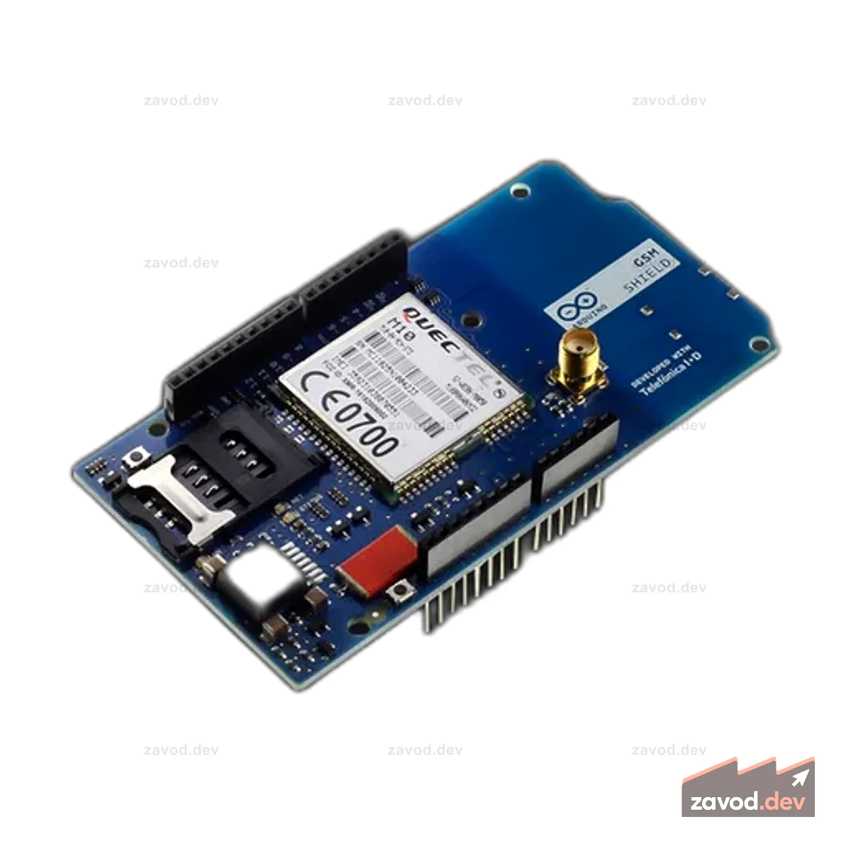 Arduino GSM Shield (антенный разъем)