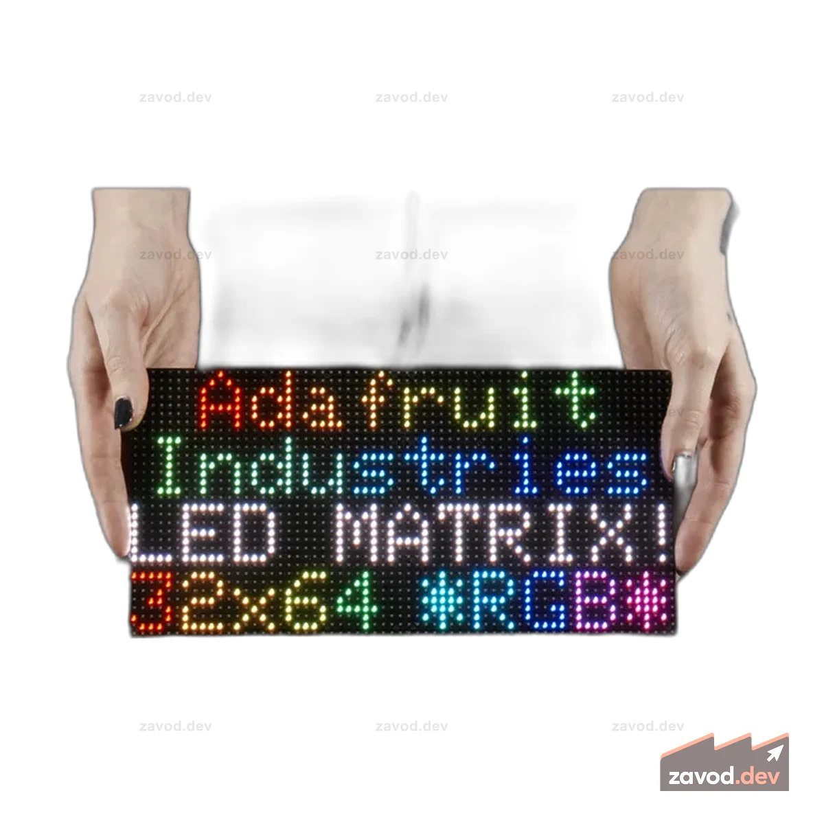 Светодиодная матрица RGB 64x32, шаг 4 мм