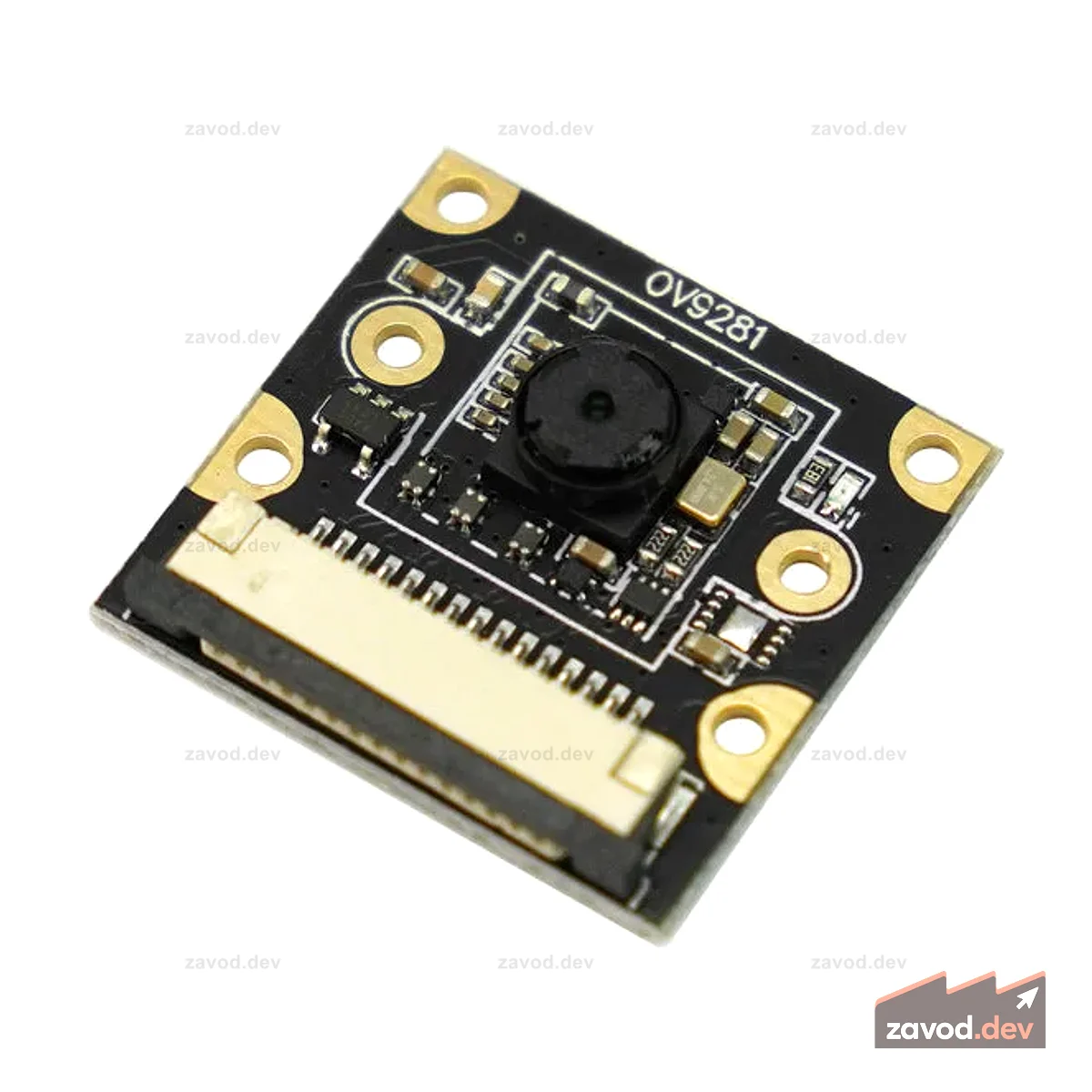 OV9281 Модуль камеры с глобальным затвором для Raspberry Pi 4B/5 (1 МП, угол обзора 79°)