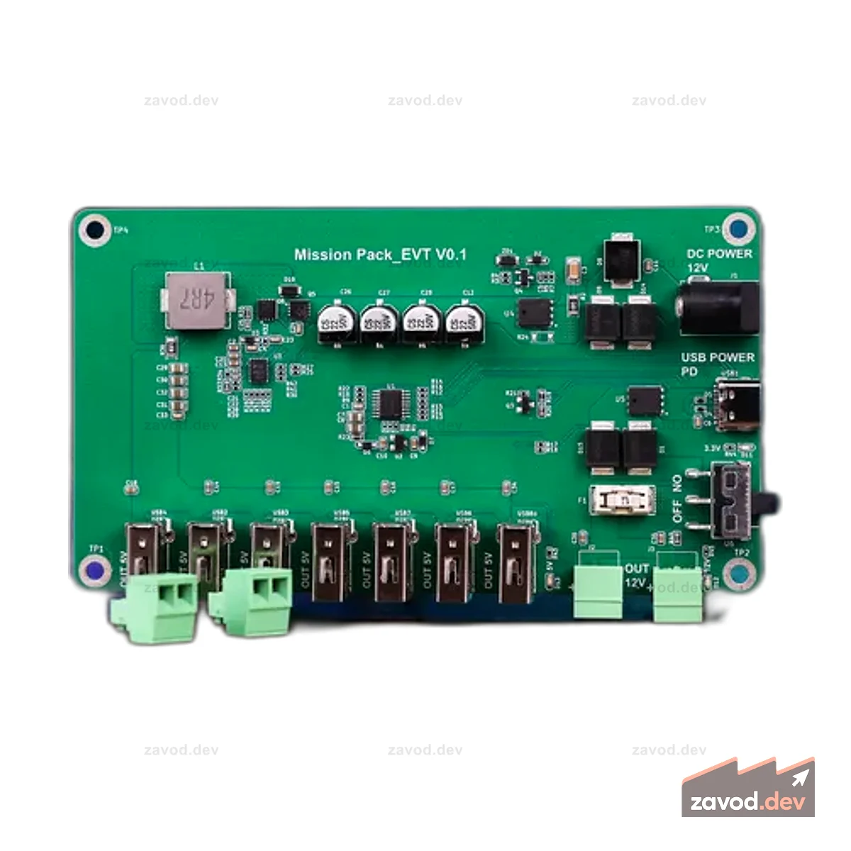 Плата зарядной станции USB — PCBA