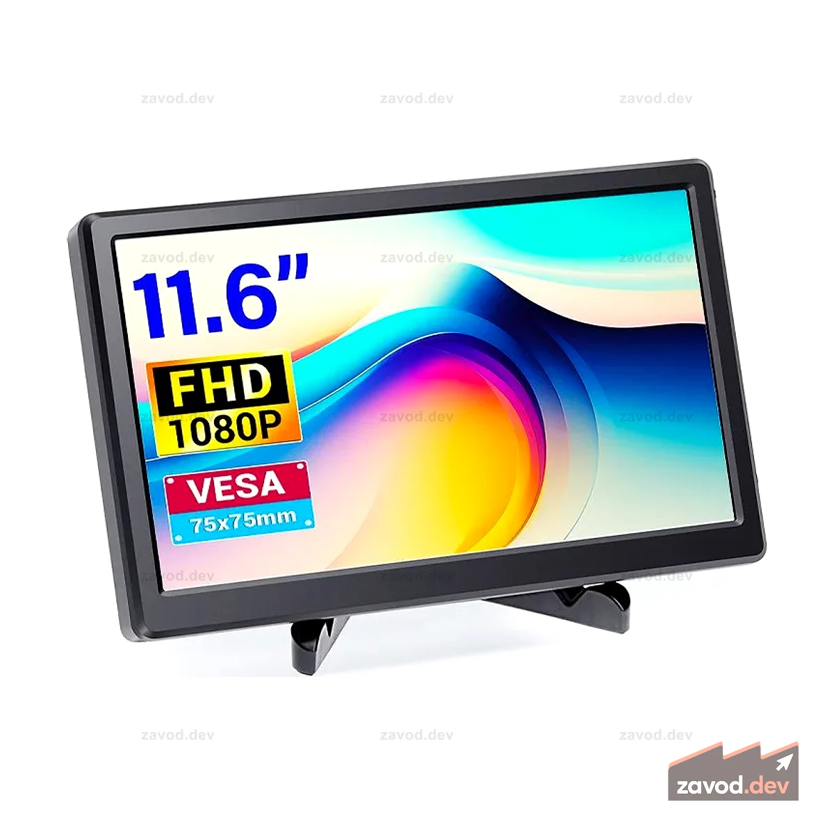 11,6-дюймовый дисплей Full HD 1920x1080 VGA IPS PS3 PS4 игровой экран со встроенными динамиками для Raspberry Pi/JetsonNano/Beaglebone/XBOX/Windows 7/8/10