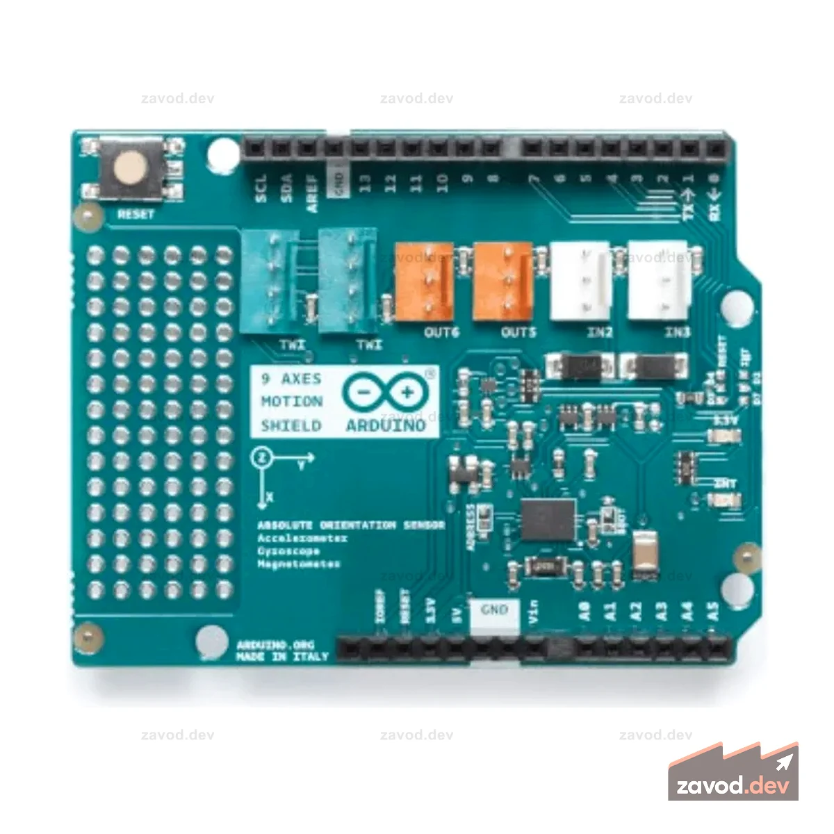 9-осевой экран движения Arduino
