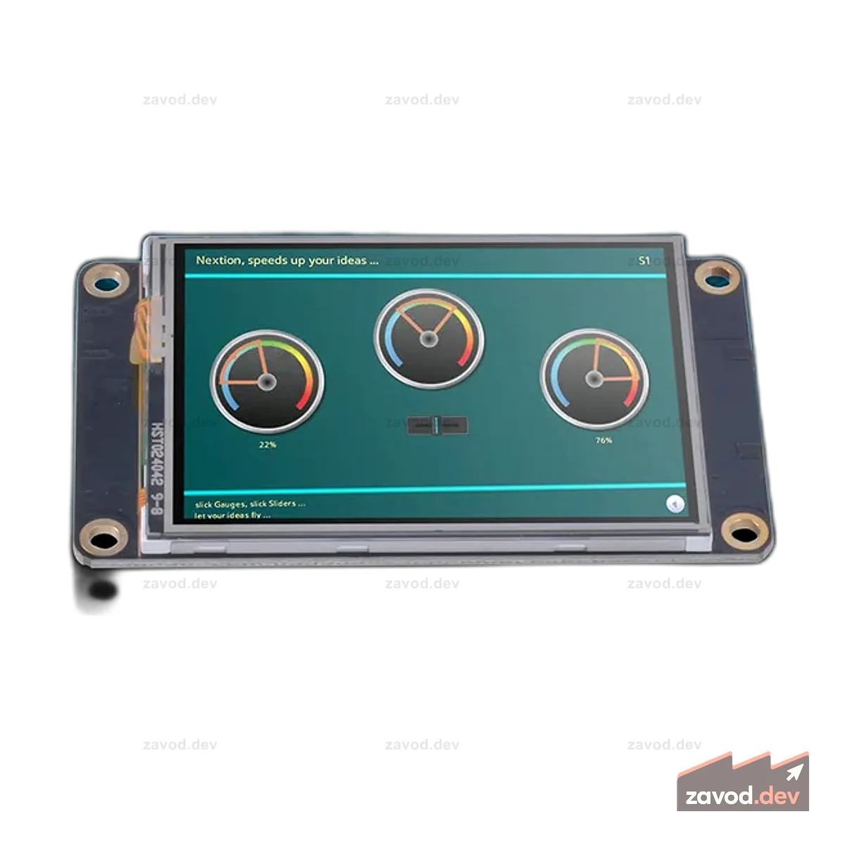 Nextion NX3224K024 2,4-дюймовый HMI-TFT-дисплей (серия Enhanced, резистивный сенсорный экран)