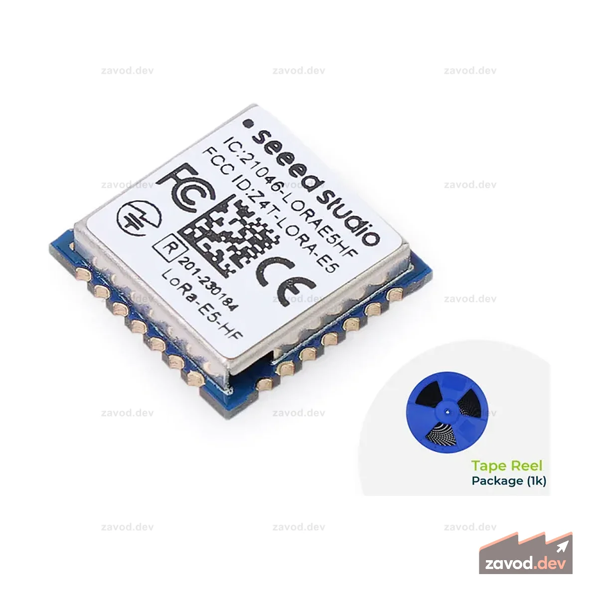 Беспроводной модуль Wio-E5 (катушка с лентой) — STM32WLE5JC, встроенный ARM Cortex-M4 и SX126x, поддерживает LoRaWAN на EU868 и US915