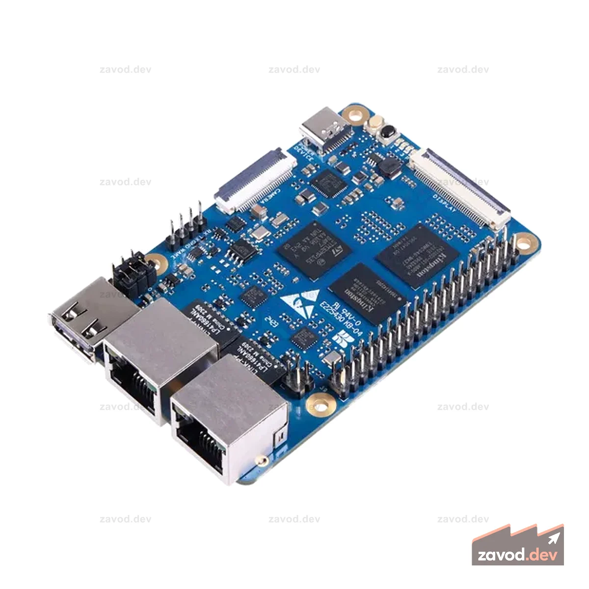 ODYSSEY- STM32MP135D с eMMC, Cortex-A7 STM32, ОС Yocto/Buildroot, портами Ethernet с WoL, USB Type-A, CSI, LCD, 4 ГБ DRAM, держателем TF-карты, PoE