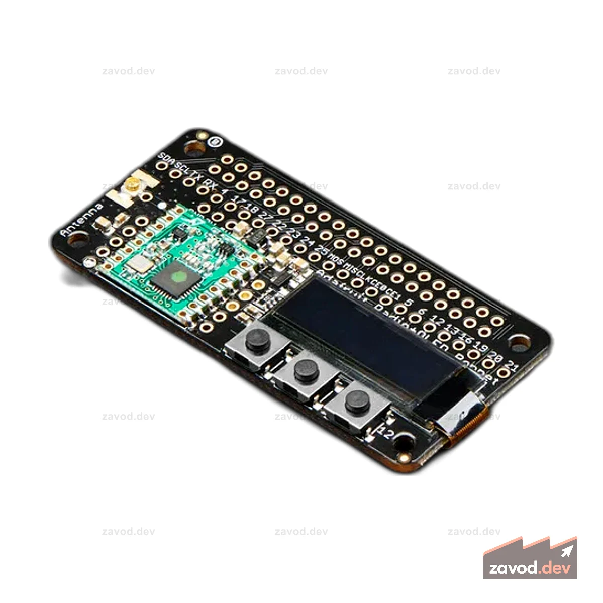 Капот радиопередатчика Adafruit RFM69HCW - 868 или 915 МГц RadioFruit
