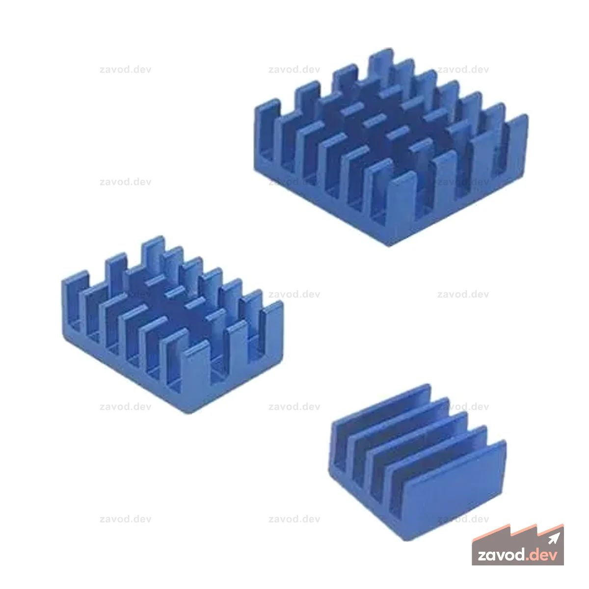 HKD HEATSINK KIT RASPBERRYPI 3PC
