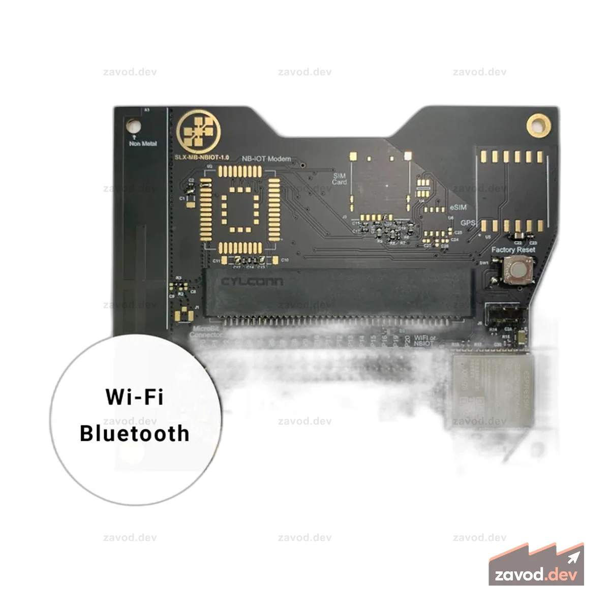 Wappsto:bit Basic — IoT-щит для Micro:bit (BLE, WiFi)