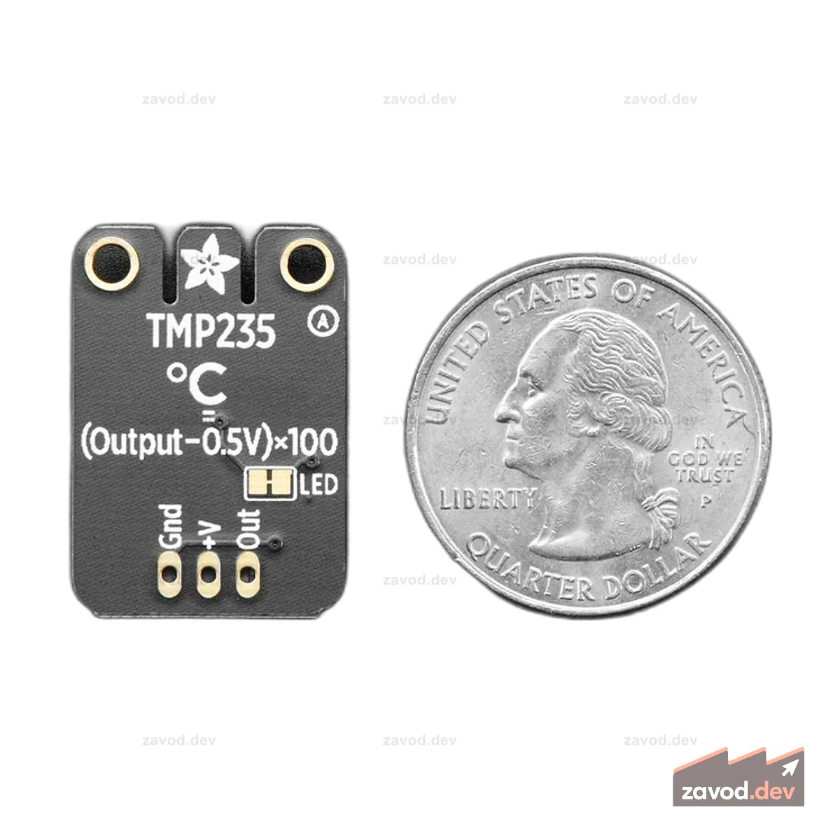Adafruit TMP235 - Аналоговый датчик температуры STEMMA с функцией Plug-and-Play TMP235