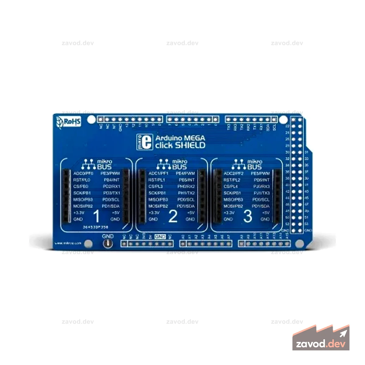 Щиток щелчка Arduino MEGA