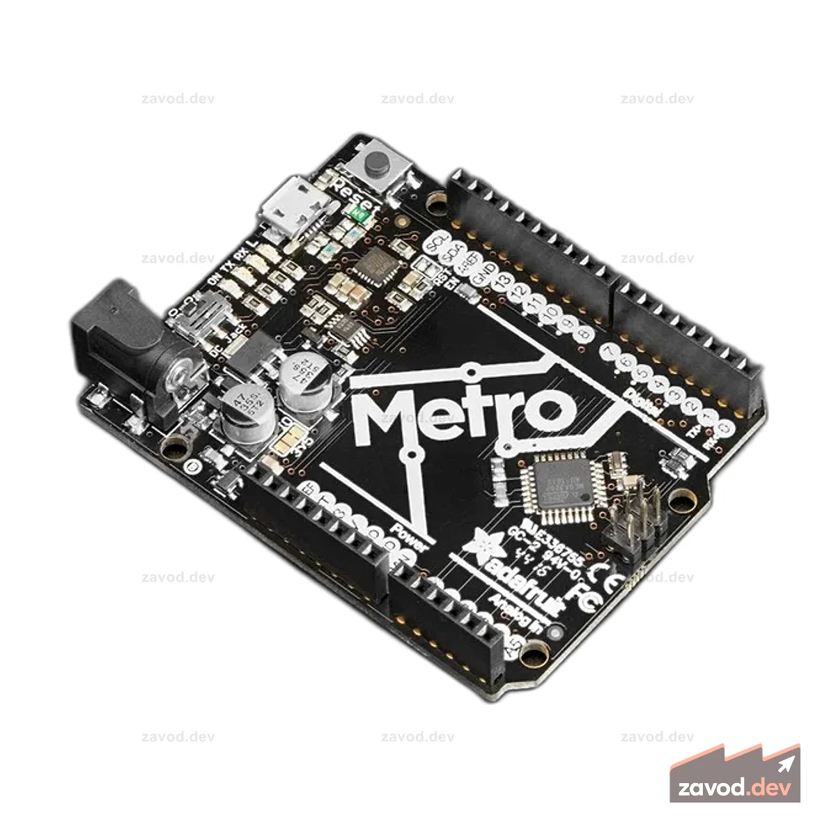 Adafruit METRO 328 с разъемами - ATmega328 - совместимый с Arduino