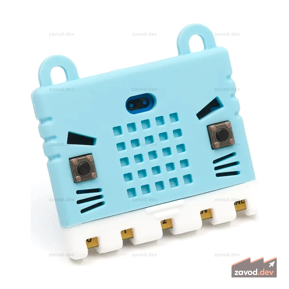 Резиновый чехол Micro:bit голубого цвета