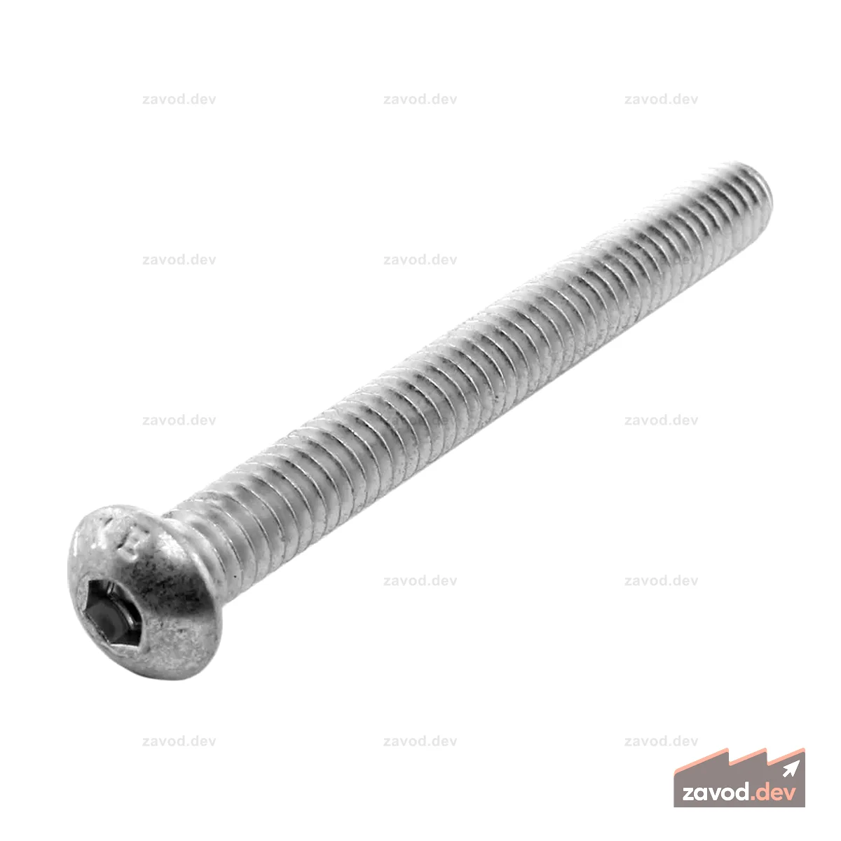 Винт с полукруглой головкой 1/4-20 x 2,5 дюйма