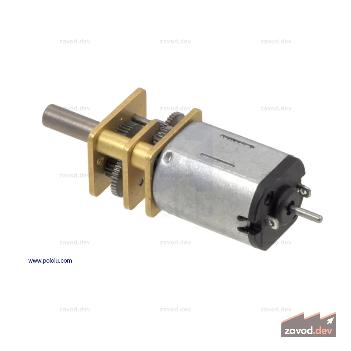 Микрометаллический мотор-редуктор 100:1 HP 6V с удлиненным валом двигателя