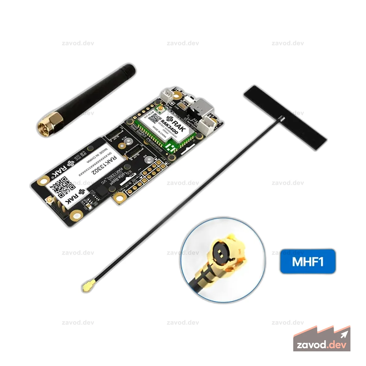Стартовый комплект WisMesh 1W Booster | Мощное решение Meshtastic с nRF52840, SX1262 и SKY66122 PA для расширенного диапазона ячеек | RAK10724