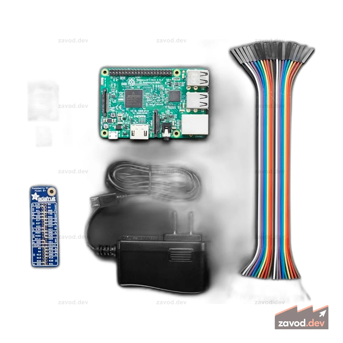 Комплект плат Raspberry Pi 3 для Android Things™