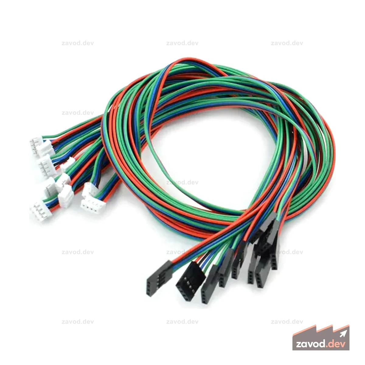 Gravity: 4-контактный сенсорный кабель I2C/UART для Arduino — 50 см (10 шт. в упаковке)