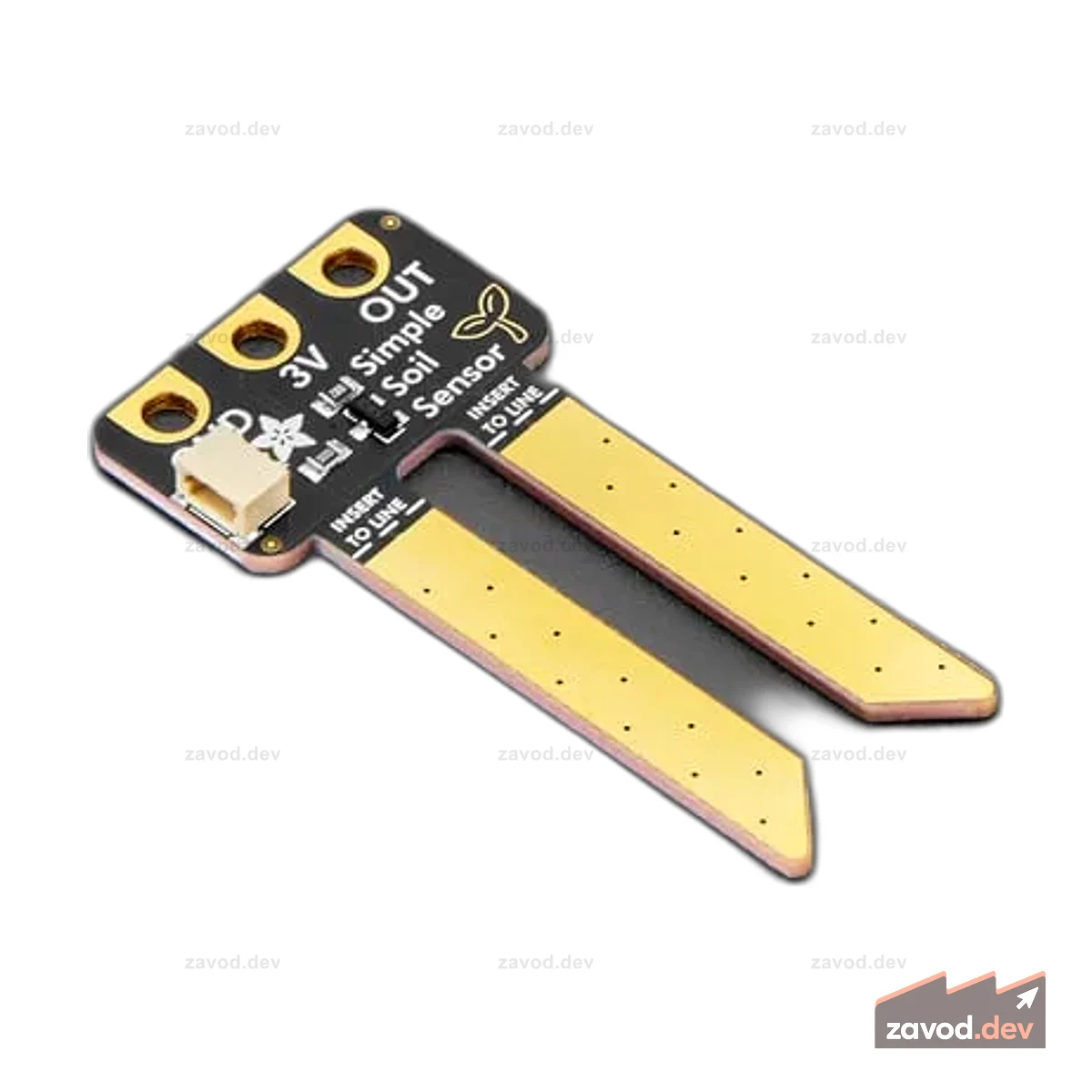 Простой датчик влажности почвы Adafruit — для micro:bit и других устройств