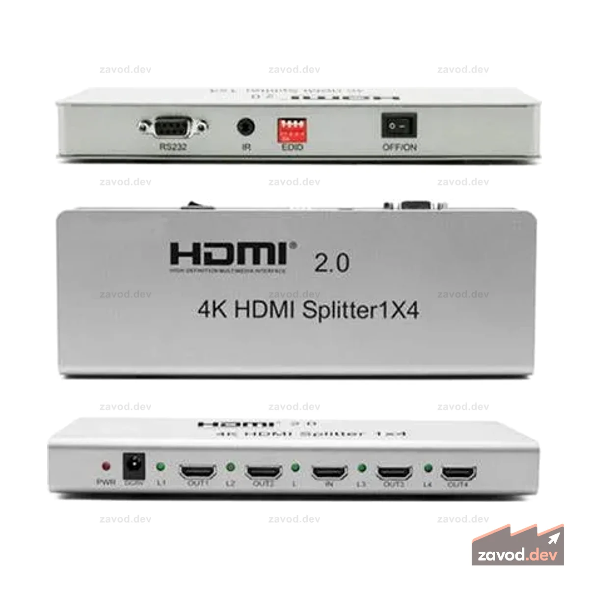HDMI SPLITTER PST-V2,0 4K104EDID