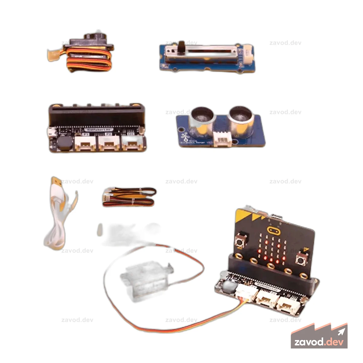 BitStarter Kit - Комплект расширения Grove с Microbit