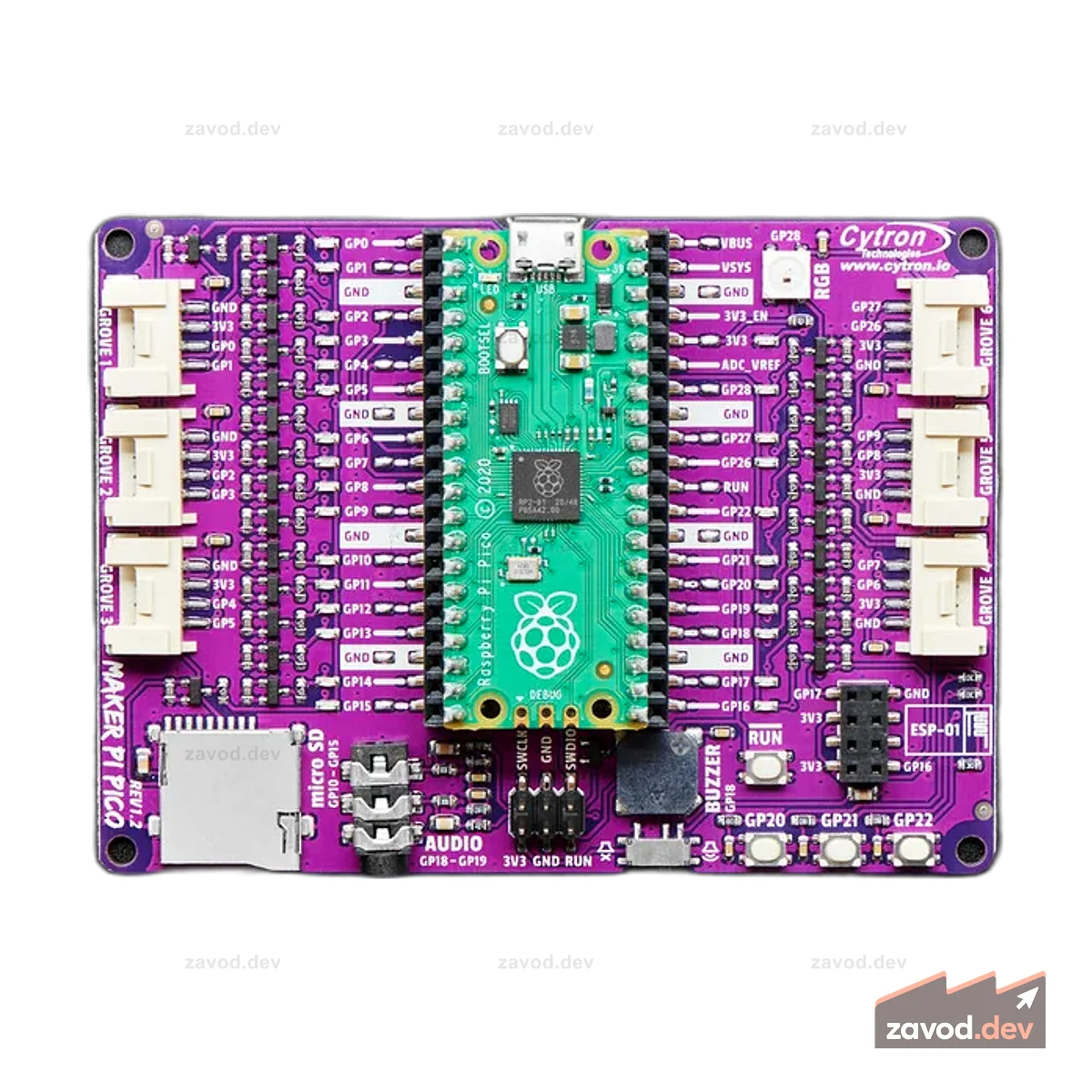 Плата для разработки базы Maker Pi Pico — Raspberry Pi Pico не входит в комплект